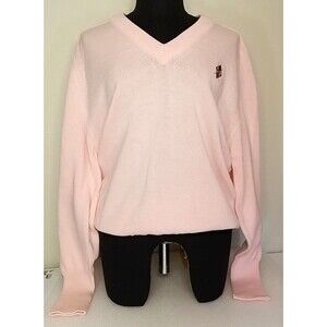 WOMEN'S IZOD Club GOLF Pink COTTON SWEATER--M--UNWORN!!--NEW!! TAGS!       T11